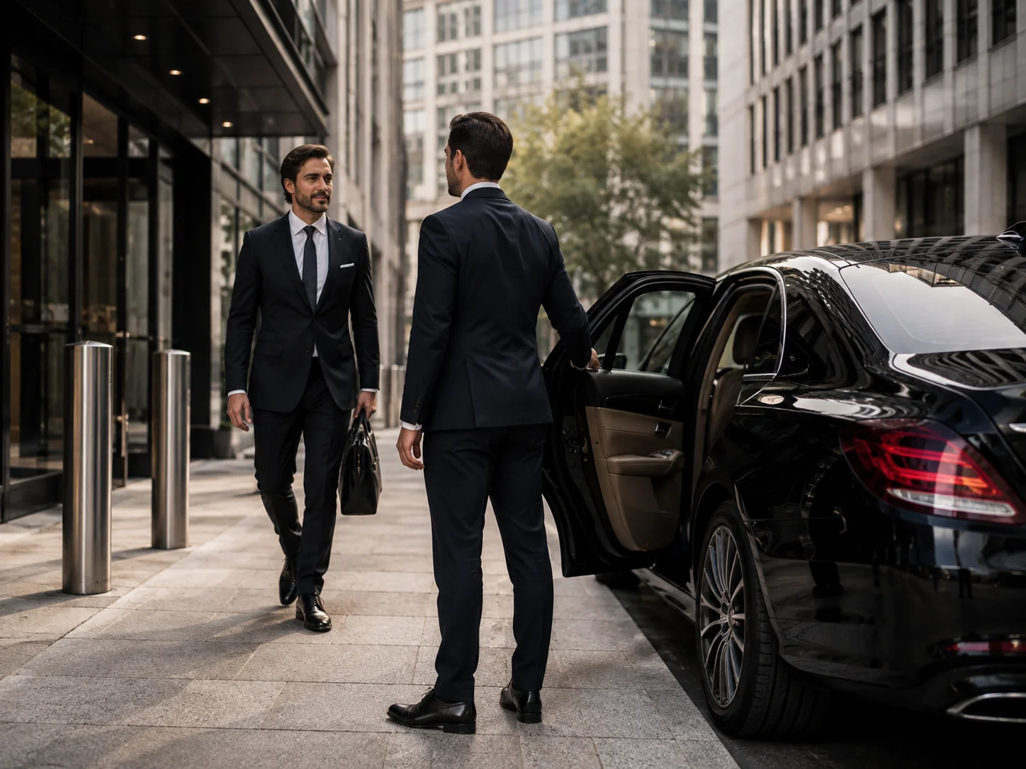 Hourly chauffeur service UK vehicle ready for flexible multi-stop travel