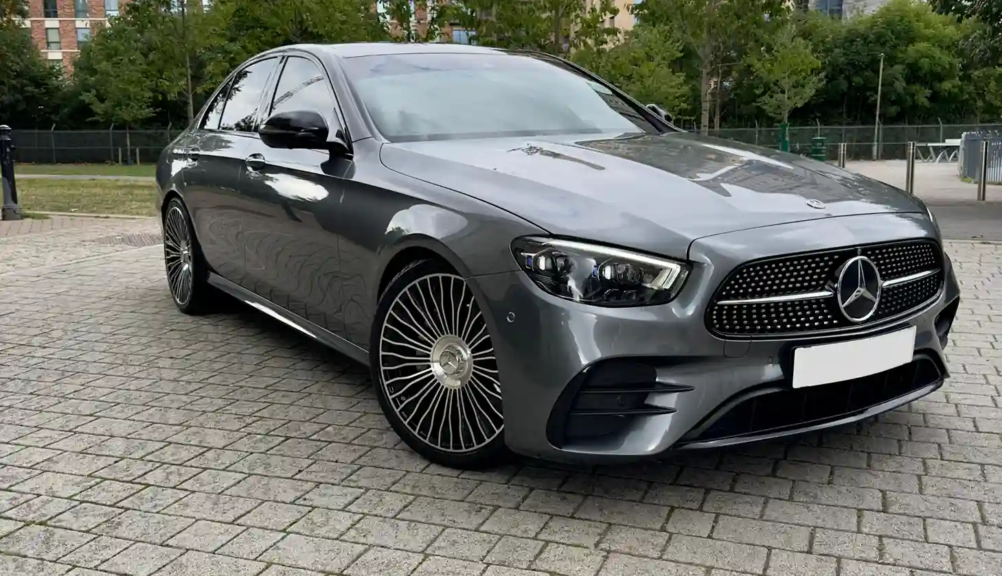 Mercedes E Class chauffeur UK vehicle for executive private travel