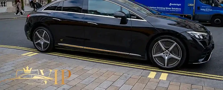 Mercedes EQE chauffeur UK luxury electric executive vehicle for private travel