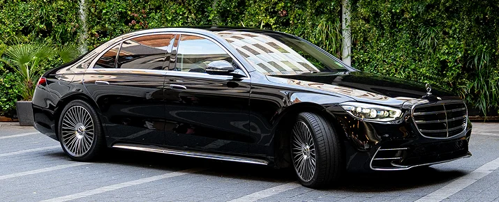 Mercedes S Class chauffeur UK vehicle for first-class private travel