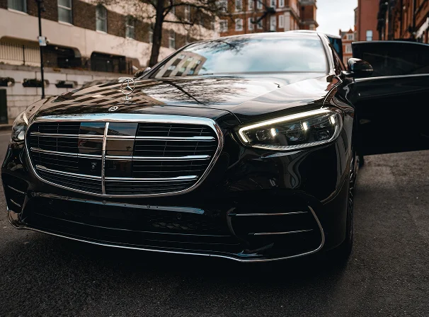 Mercedes S Class chauffeur UK vehicle for first-class private travel