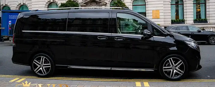 Mercedes V Class chauffeur UK vehicle for group and tour travel