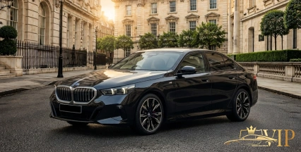 BMW i5 chauffeur vehicle