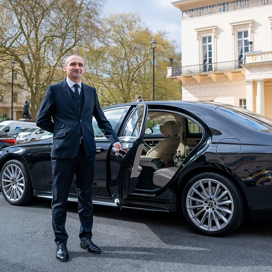Premium chauffeur vehicle for flexible UK chauffeur hire