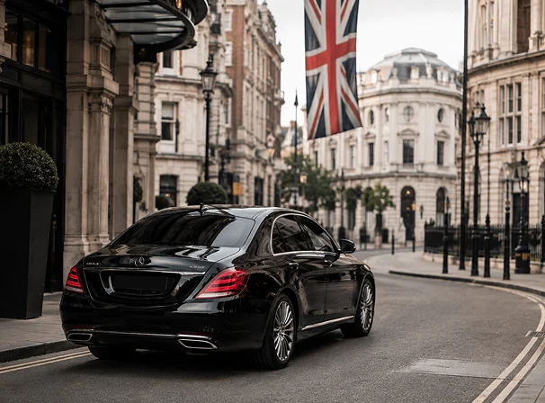 Hourly chauffeur service UK vehicle ready for flexible multi-stop travel